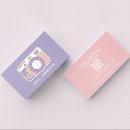 Search for camera business cards Girly
