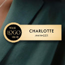 Search for round name tags Modern professional elegant classic