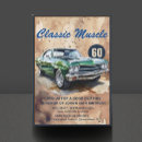 Search for muscle car invitations For him