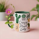 Search for crazy plant lady mugs Watercolor potted plants