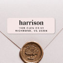 Search for bold letters return address labels Simple
