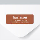 Search for orange return address labels Bold
