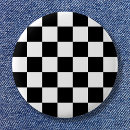 Recherche de motif noir et blanc badges Rétro