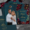 Search for jewel tone save the dates Green
