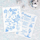 Recherche de ski invitations Tiré à main