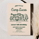 Recherche de du camping des enfants invitations Boy