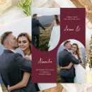 Search for burgundy save the dates Typography