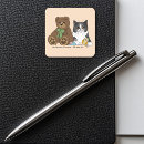 Recherche de chat gris autocollants Drôle