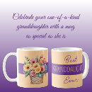 Search for best granddaughter mugs Flowers