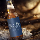 Search for blue beer labels Typography