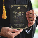 Search for vintage frame graduation invitations Chalkboard