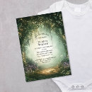 Search for fairy tale baby shower invitations Enchanted forest
