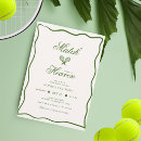 Search for sports bridal shower invitations Match made in heaven