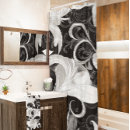 Search for cream and black shower curtains Vintage
