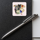 Search for black cat painting stickers Whimsical