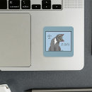 Recherche de chat gris autocollants Drôle