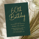 Search for chic 60th birthday invitations Simple
