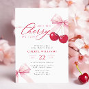 Recherche de cherry bridal shower invitations Moderne