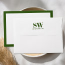 Search for forest green envelopes Minimalist