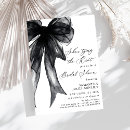 Search for black bridal shower invitations Boho