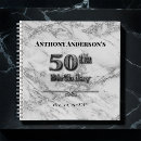 Search for 50th birthday guest books White