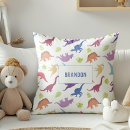 Search for kids dinosaur pillows Tyrannosaurus