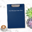 Search for navy blue clipboards School