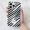 Search for monogram zebra pattern iphone cases Modern