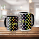 Search for rainbow polka dots mugs Pattern