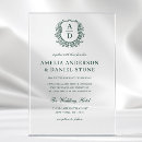Search for green wreath invitations Calligraphy