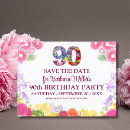 Search for 90th postcards Milestone birthday