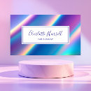 Search for hair extensions business cards Holographic