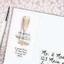 Search for pearl return address labels Bridal shower