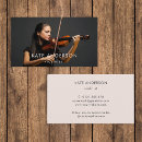 Recherche de violoniste cartes visite Moderne