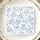 Search for blue toile napkins Chinoiserie