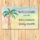 Search for palm tree banners Family reunion