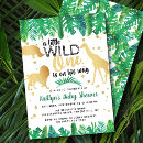 Search for little one on the way invitations Jungle