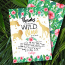 Search for wild one thank you cards Green