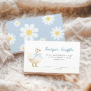Recherche de soie bleue cartes postales Baby shower d'oie stupide