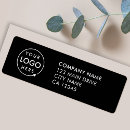 Search for logo return address labels Modern minimalist clean simple