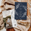 Recherche de blue botanical invitations Élégant