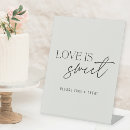 Recherche de love is sweet wedding signs Moderne
