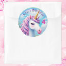 Search for cute rainbow unicorn stickers Pink