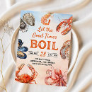 Search for crawfish boil party invitations Watercolor
