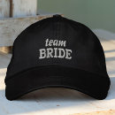 Search for bridal party hats Black