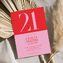 Search for classy 21st birthday invitations Modern