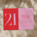 Search for classy 21st birthday invitations Modern