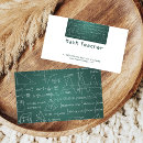 Search for math teacher business cards Algebra