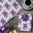 Search for magic mushrooms wrapping paper Butterflies
