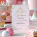 Search for 4th princess birthday invitations Gold